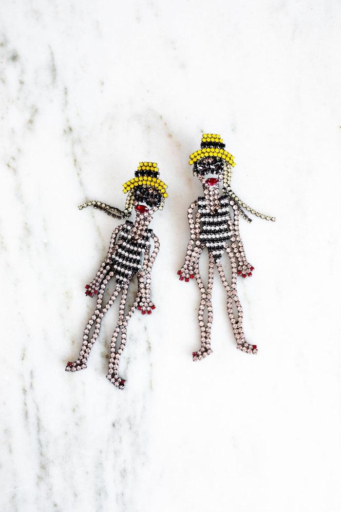 elizabeth cole Beach Babe Earrings Multi Color