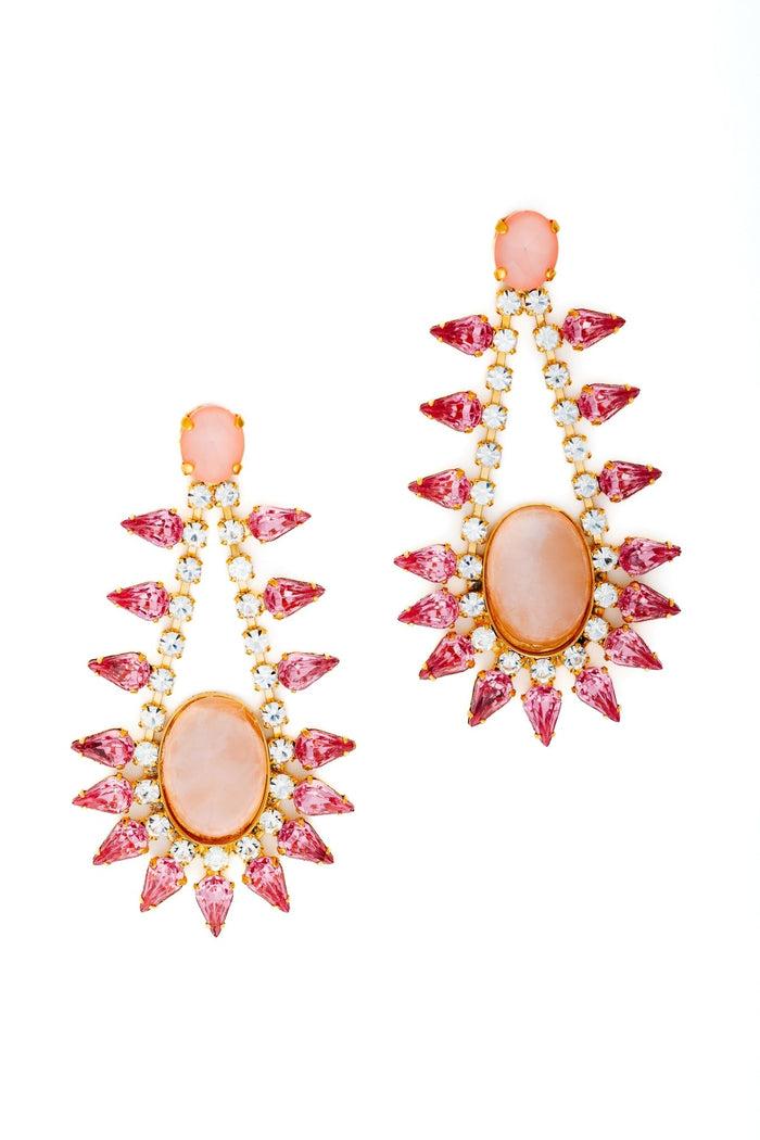 Elizabeth Cole Bellamy Earrings Pink