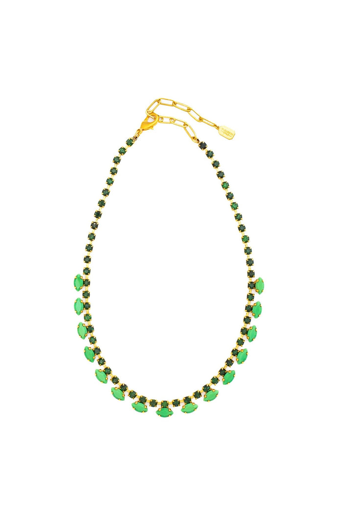 Elizabeth Cole Bentley Necklace Green