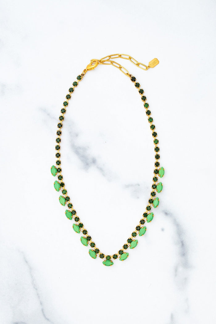 elizabeth cole Bentley Necklace Green