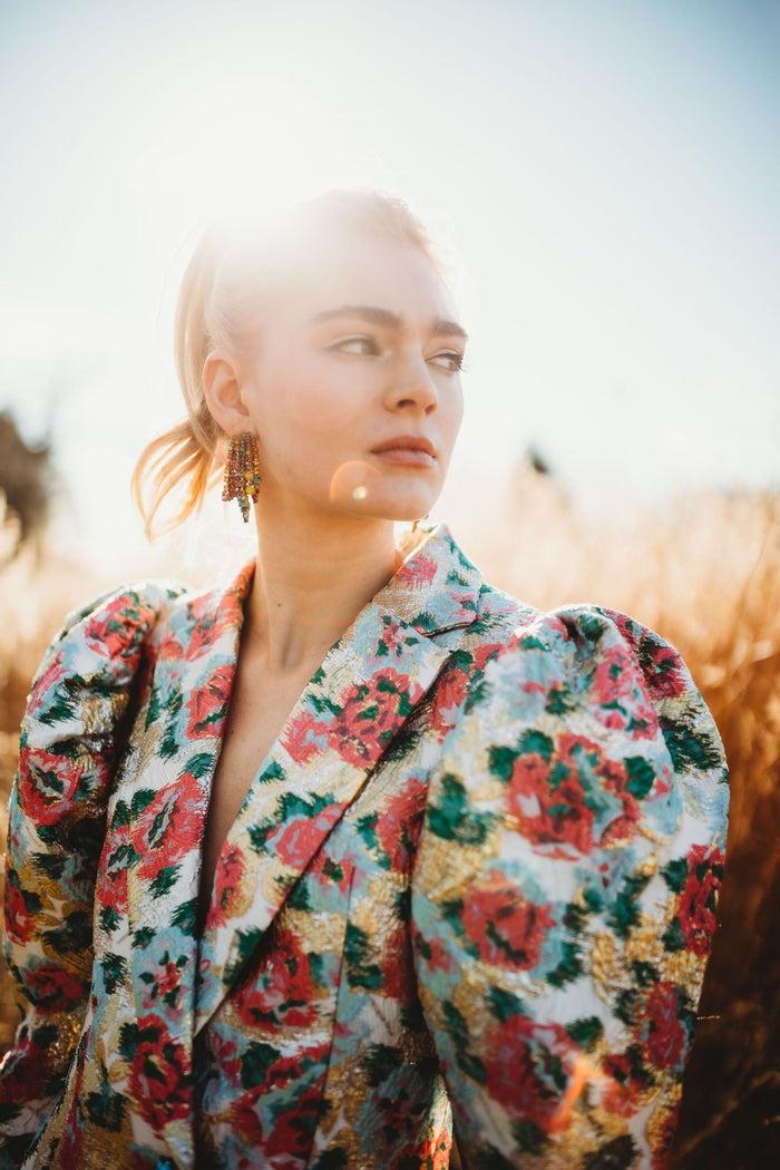 Elizabeth Cole Bette Earrings Pink