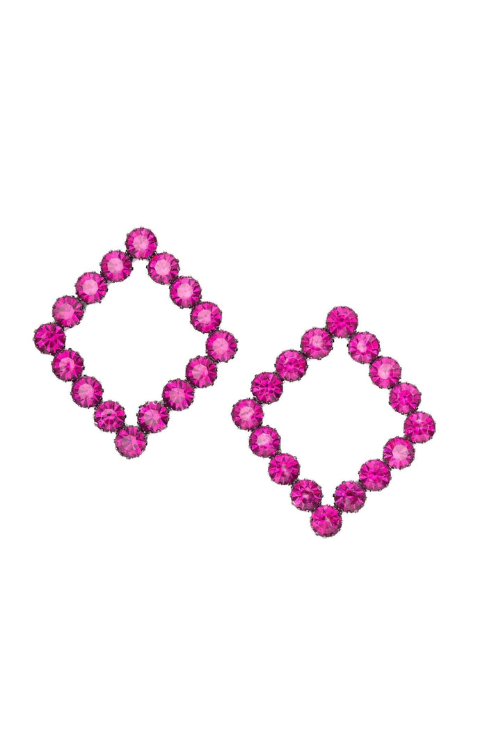 Elizabeth Cole Brilliana Earrings Checkerboard