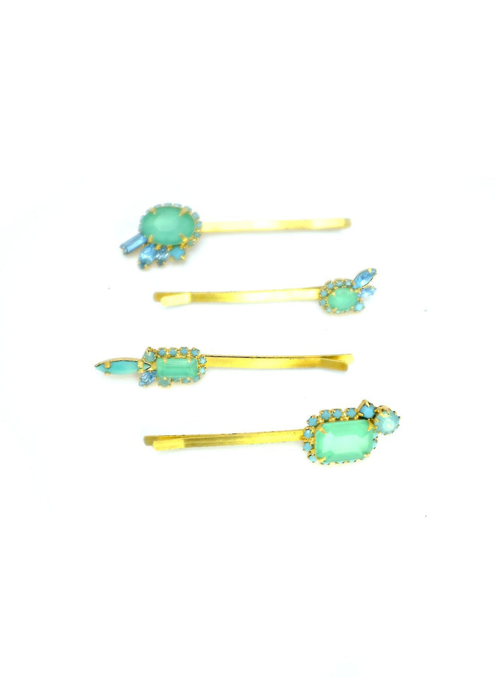 Elizabeth Cole Bunny Hair Accessories Turquoise
