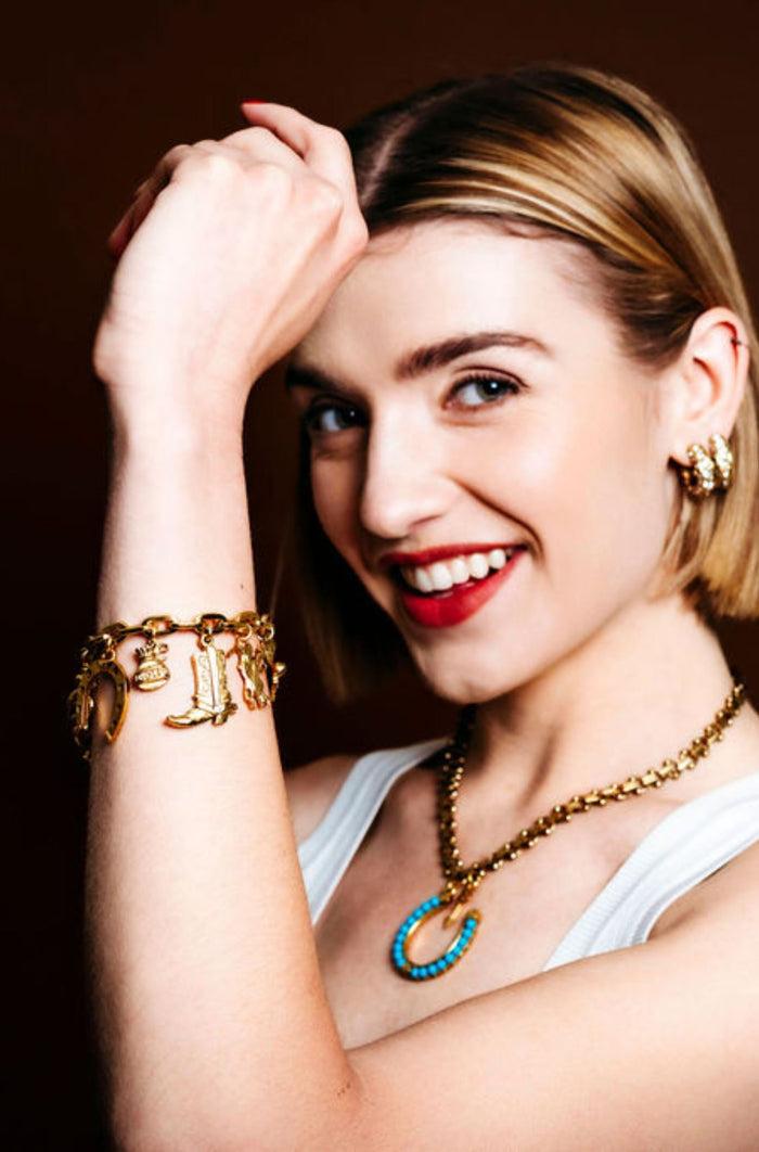 Elizabeth Cole Caballo Bracelet Gold