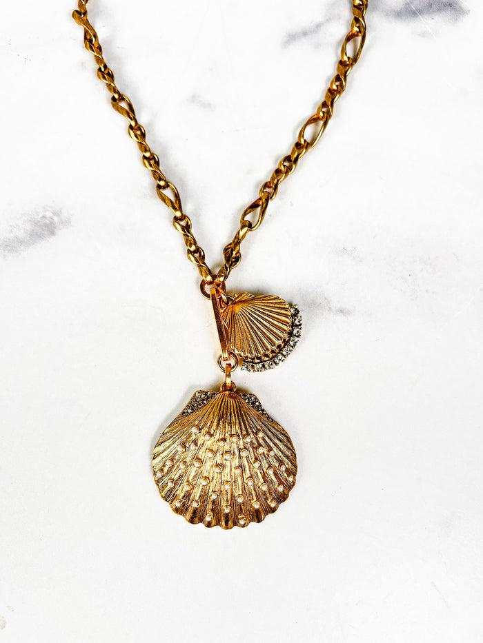 Elizabeth Cole Calico Necklace Pearl