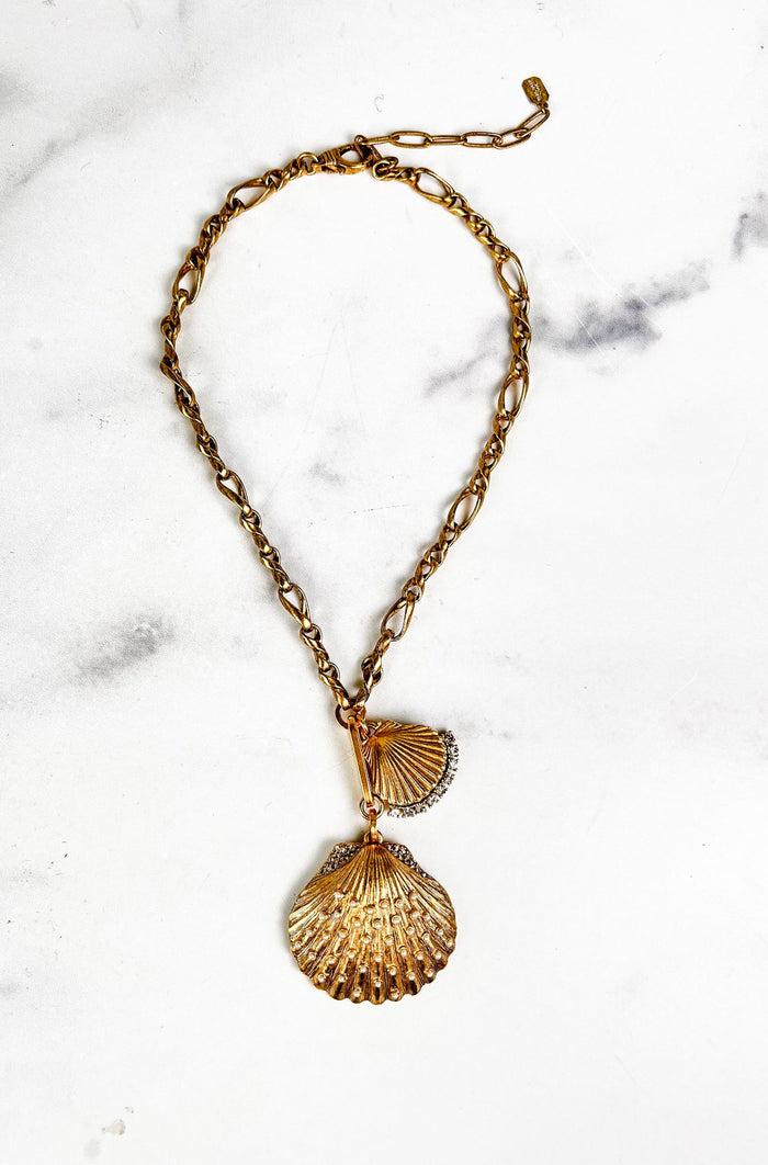 elizabeth cole Calico Necklace Pearl