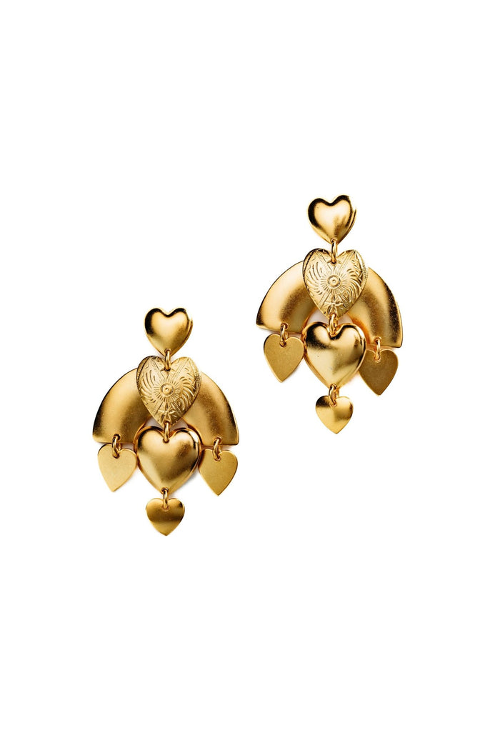 Elizabeth Cole Cara Earrings Gold