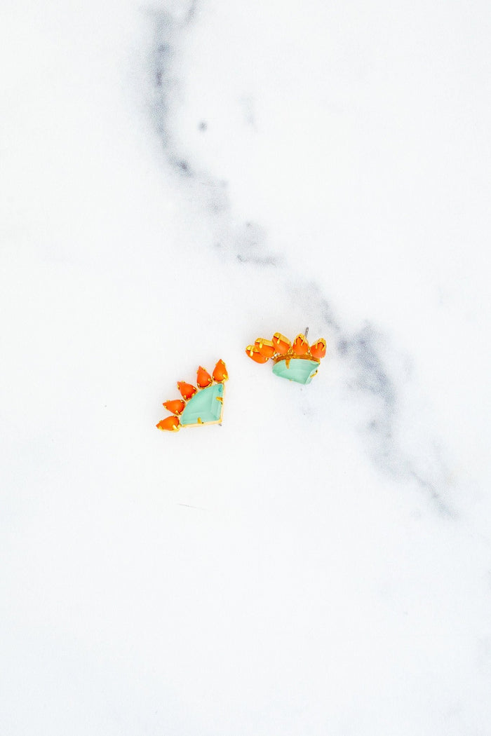 elizabeth cole Carey Earrings Coral