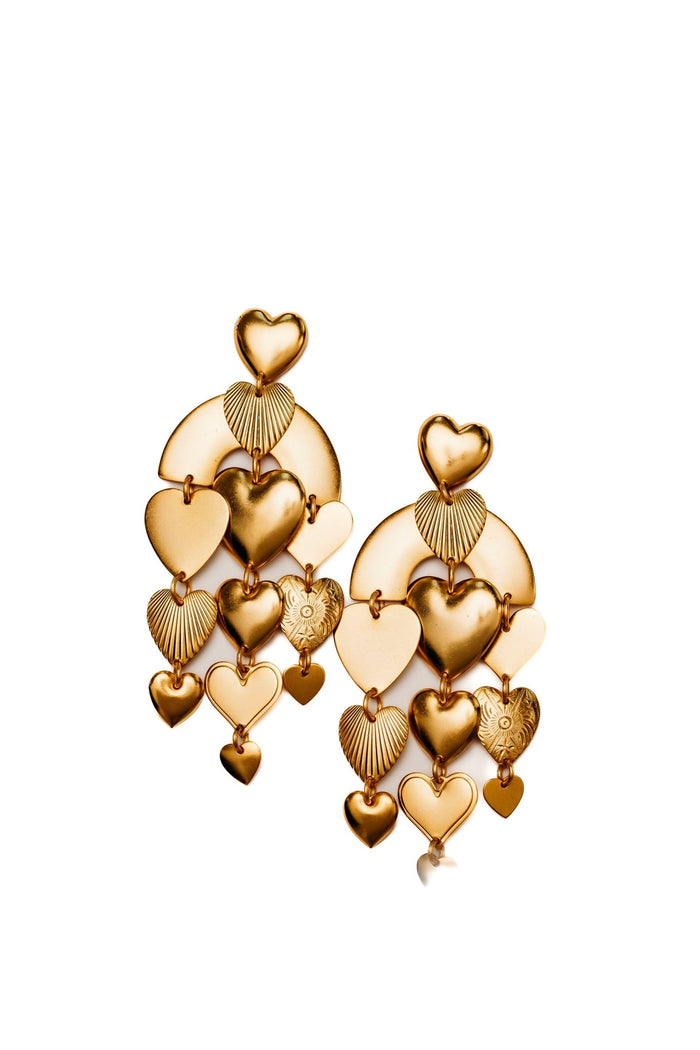 Elizabeth Cole Carissa Earrings Gold