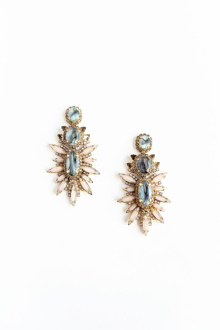 Elizabeth Cole Carmella Earrings Blush