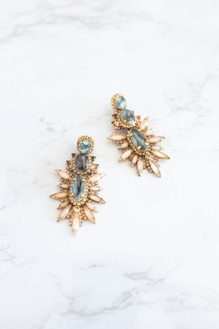 elizabeth cole Carmella Earrings Blush