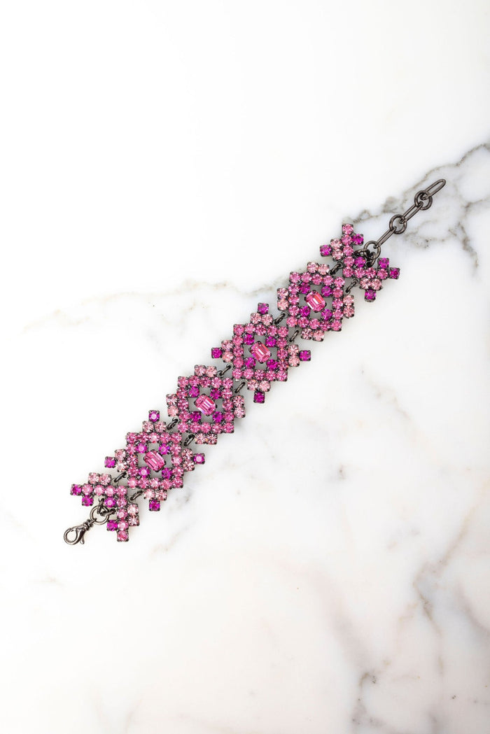 Elizabeth Cole Celine Bracelet Checkerboard
