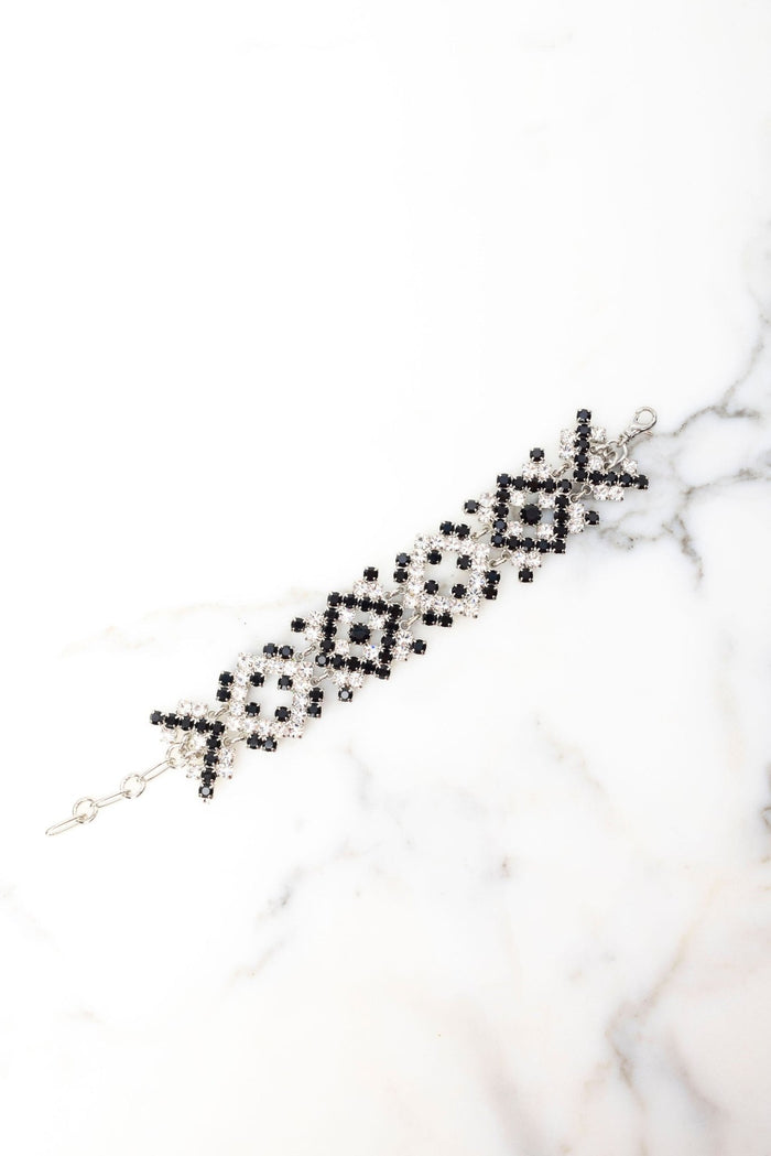 elizabeth cole Celine Bracelet Checkerboard