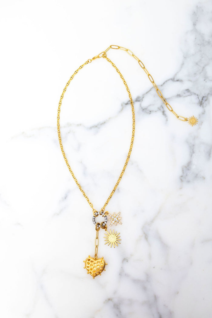 elizabeth cole Cerelia Necklace Gold