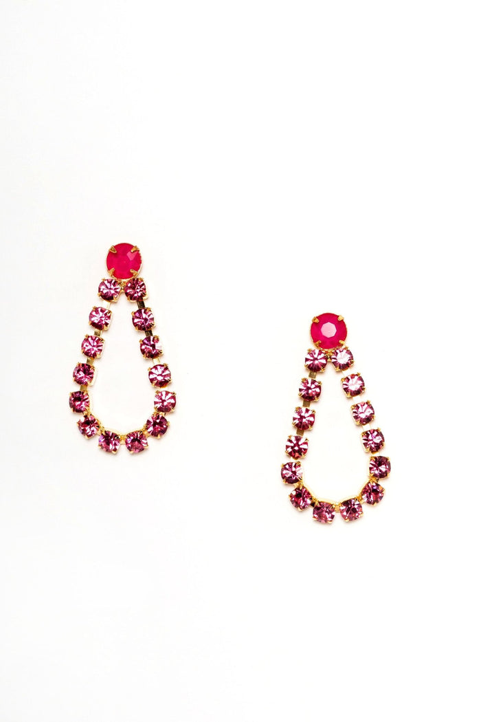 Elizabeth Cole Charlotte Earrings Pink