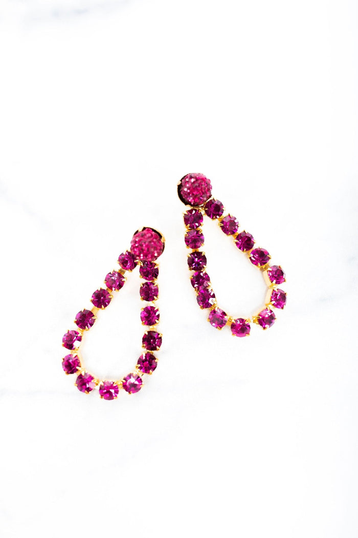 Elizabeth Cole Charlotte Earrings Pink