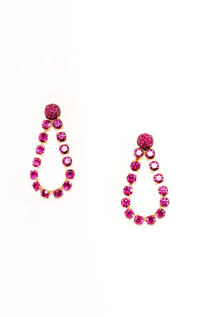 Elizabeth Cole Charlotte Earrings Pink