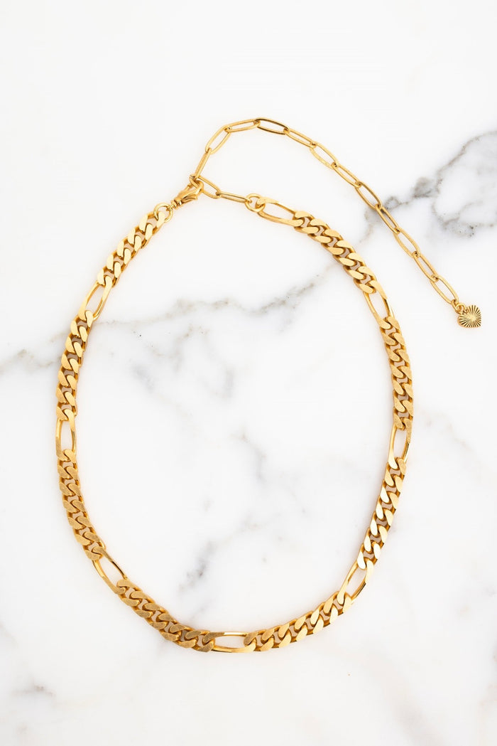 elizabeth cole Chaya Necklace Gold