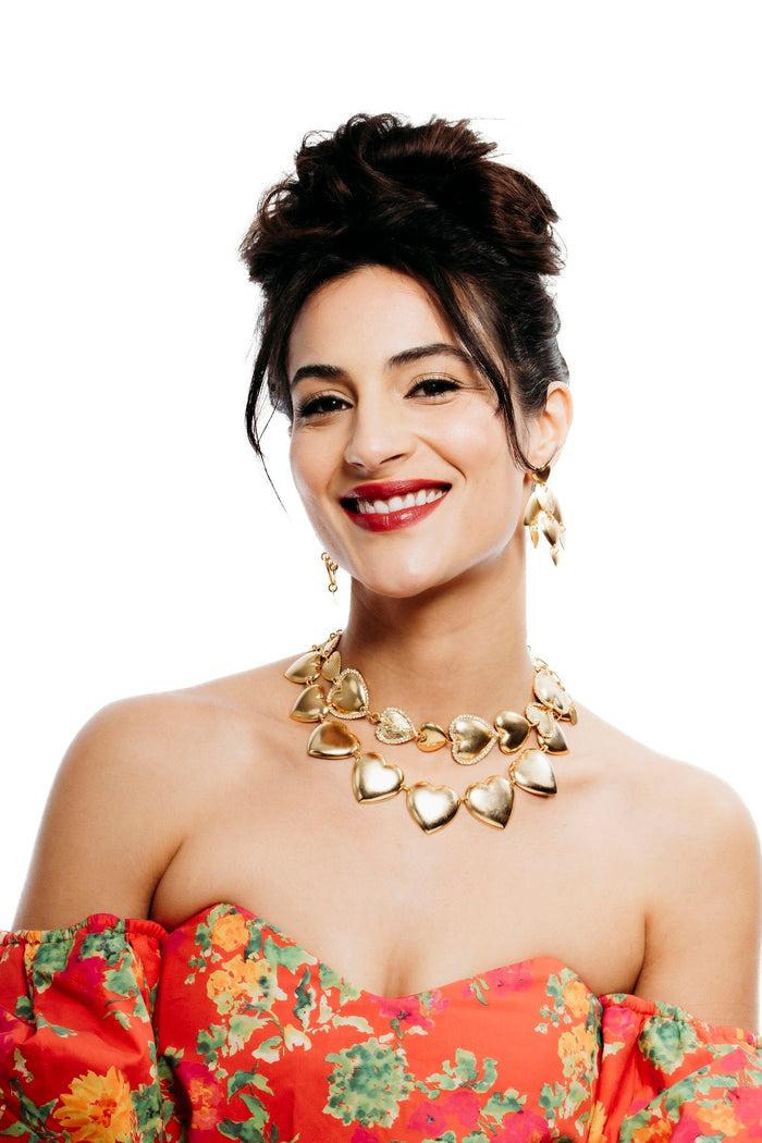 Elizabeth Cole Chrysilla Necklace Silver