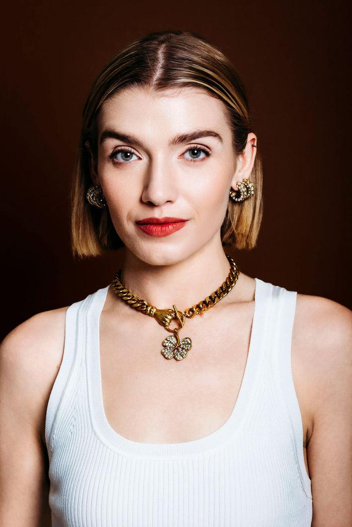 Elizabeth Cole Clovette Necklace Default Title