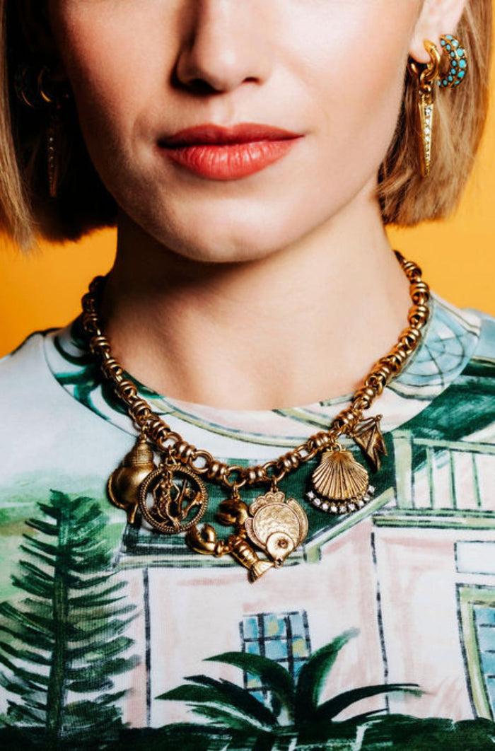 Elizabeth Cole Cockle Necklace Default Title