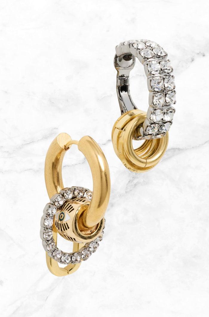 elizabeth cole Cynda Earrings Crystal