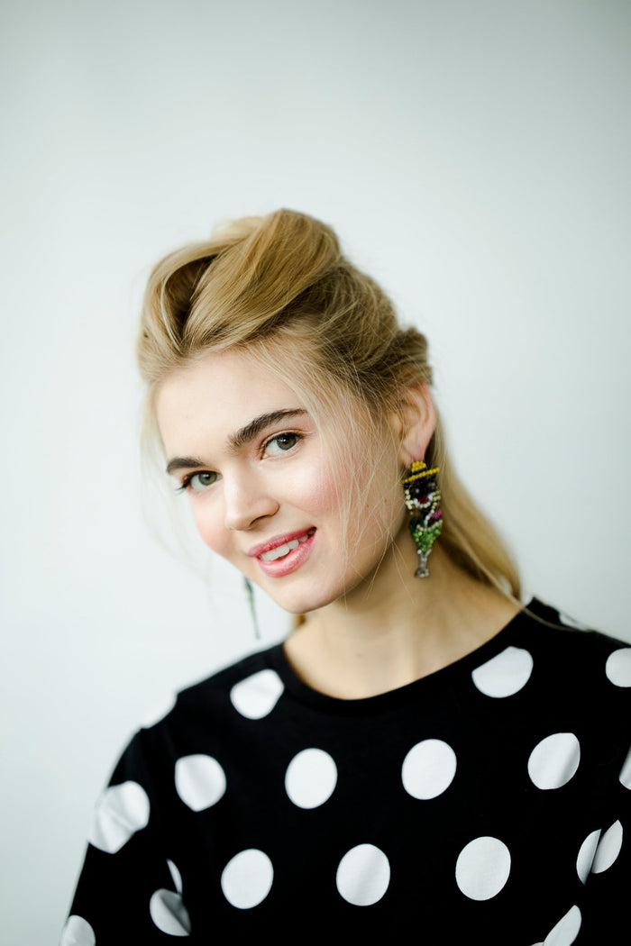 Elizabeth Cole Daiquiri Earrings Multi