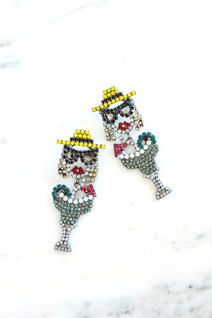elizabeth cole Daiquiri Earrings Multi