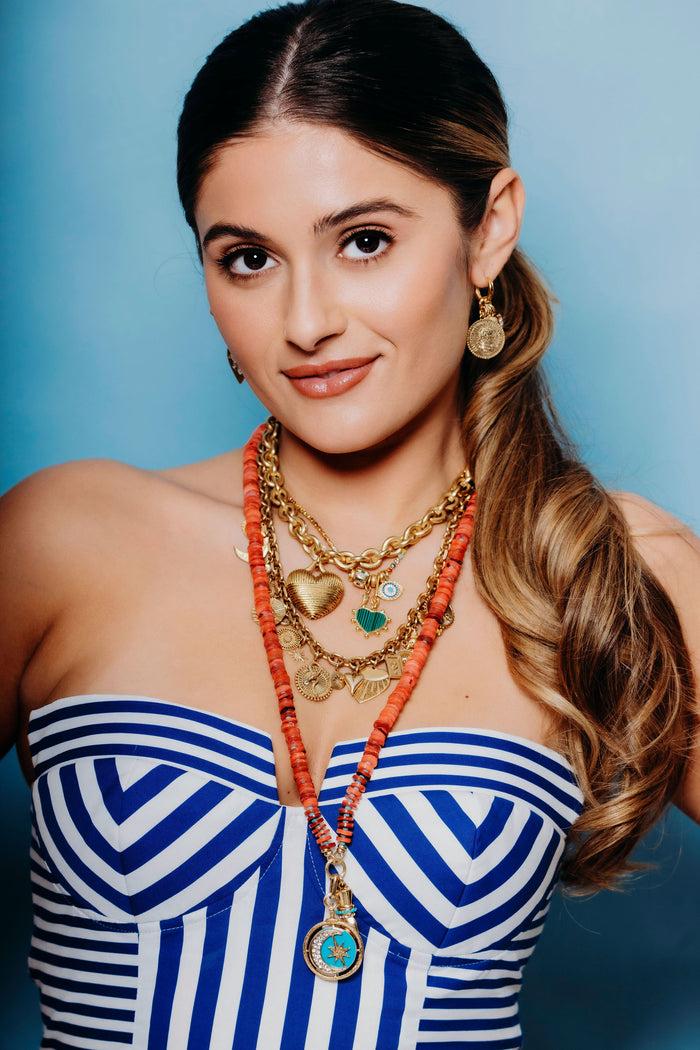 Elizabeth Cole Dalrina Earrings Gold