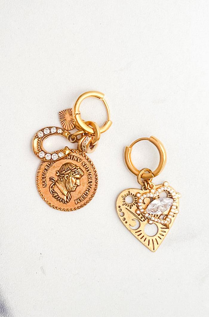 elizabeth cole Dalrina Earrings Gold