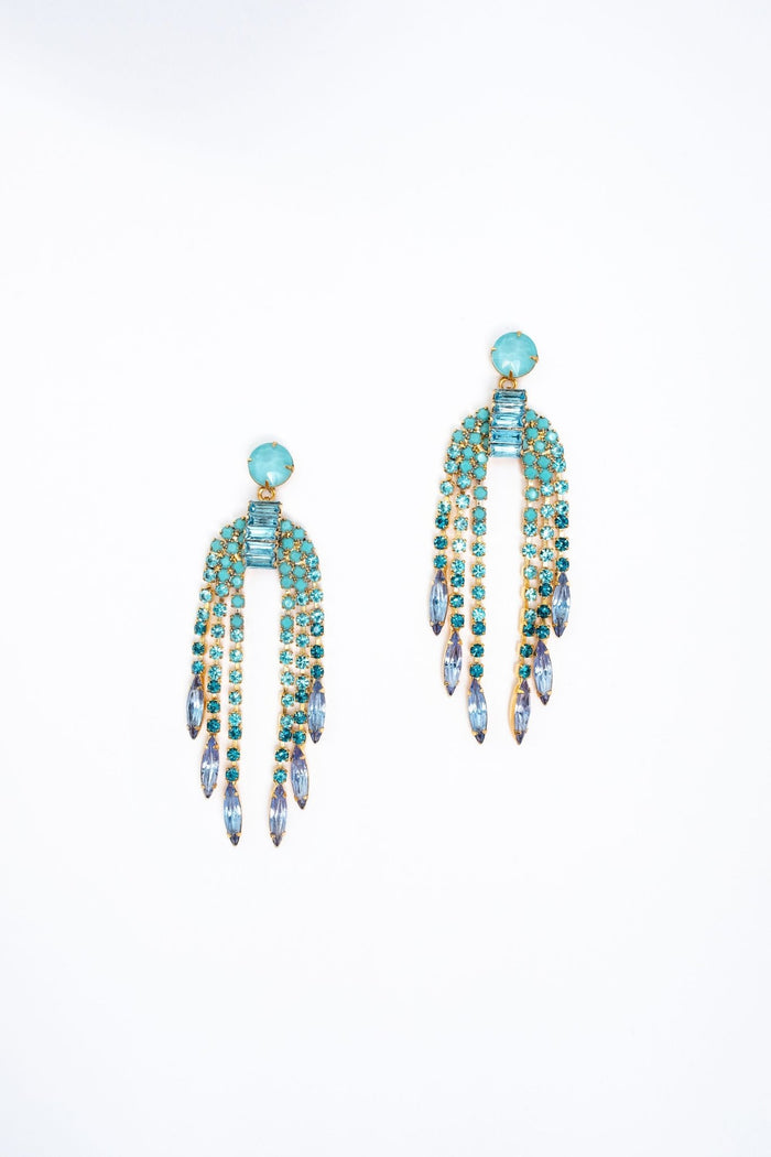 Elizabeth Cole Darla Earrings Blue