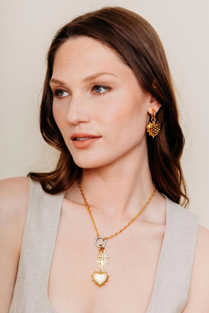 Elizabeth Cole Darlene Earrings Silver