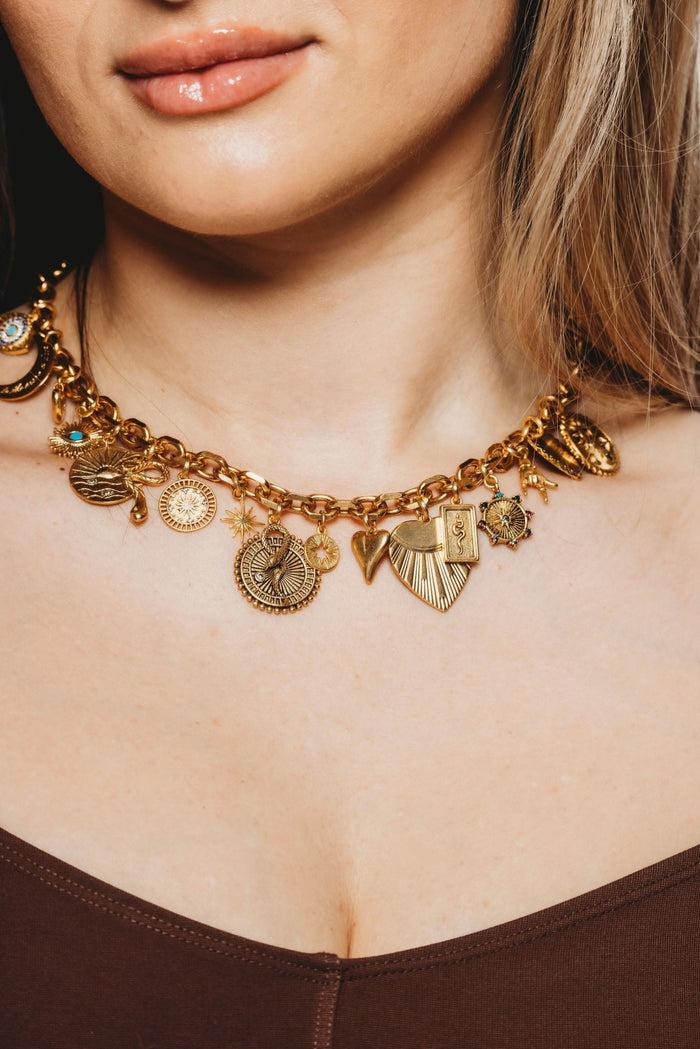 Elizabeth Cole Dayanna Necklace Gold