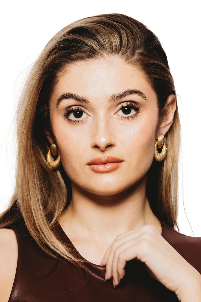 Elizabeth Cole Deasia Earrings Multi Gold