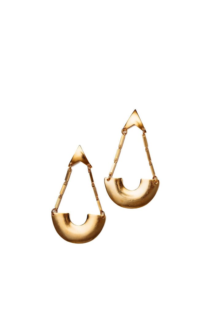 Elizabeth Cole Delma Earrings Gold