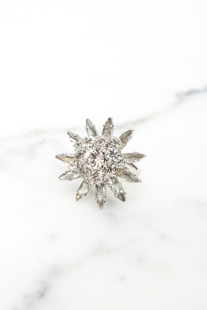 elizabeth cole Diana Ring Crystal