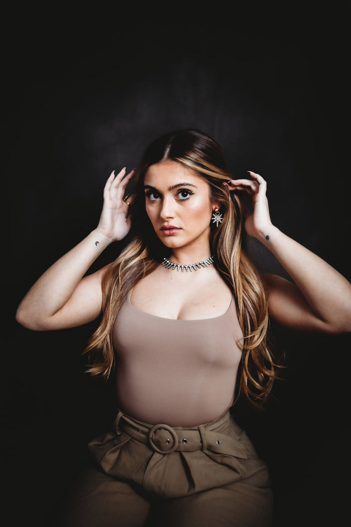 Elizabeth Cole Drew Necklace Crystal