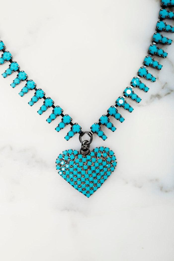 Elizabeth Cole Dulce Necklace Turquoise