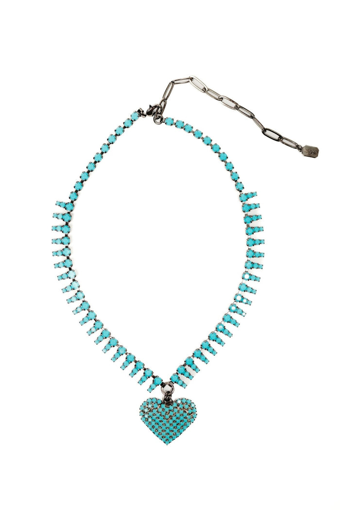 Elizabeth Cole Dulce Necklace Turquoise
