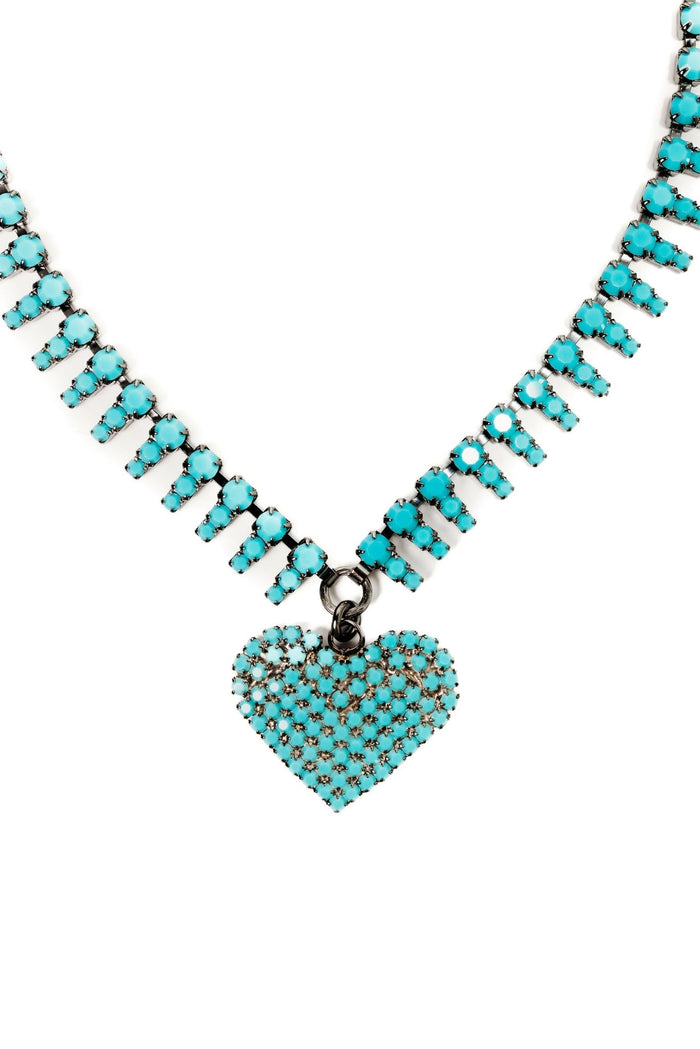 Elizabeth Cole Dulce Necklace Turquoise