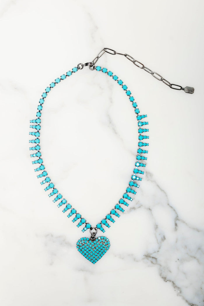 elizabeth cole Dulce Necklace Turquoise