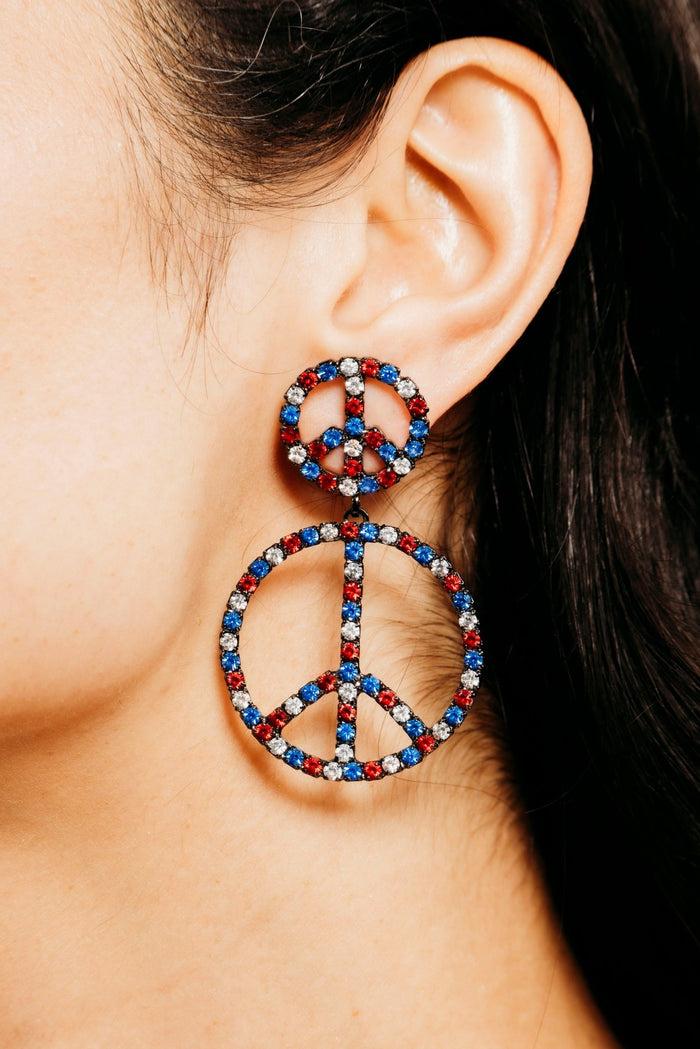 Elizabeth Cole Eleanor Earrings Multi Color