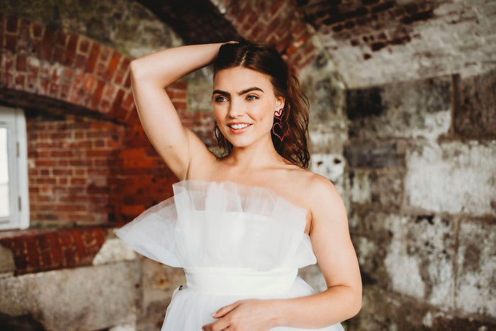 Elizabeth Cole Emilia Earrings Pink