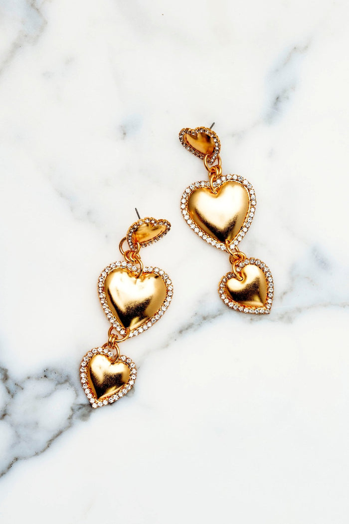 elizabeth cole Eunice Earrings Gold