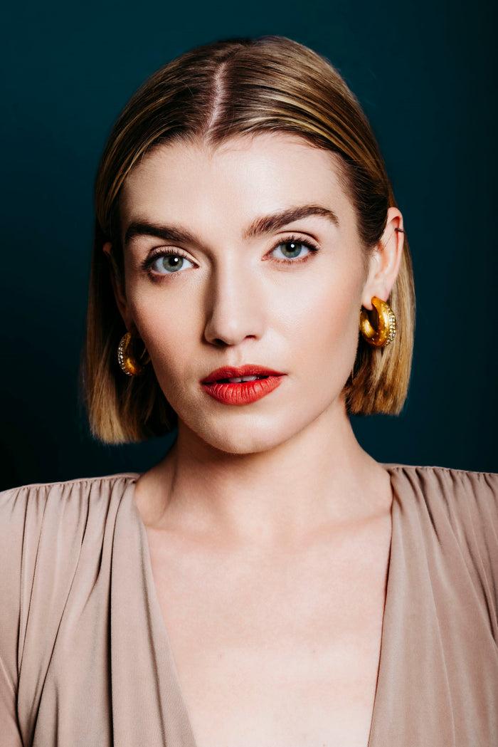 Elizabeth Cole Eurie Earrings Crystal