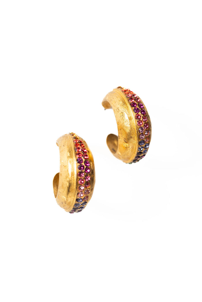 Elizabeth Cole Eurie Earrings Crystal