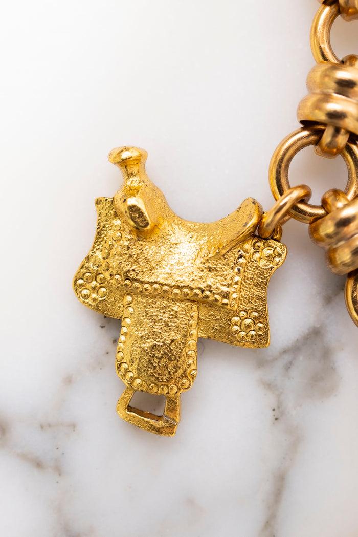 Elizabeth Cole Florence Bag Charm Turquoise