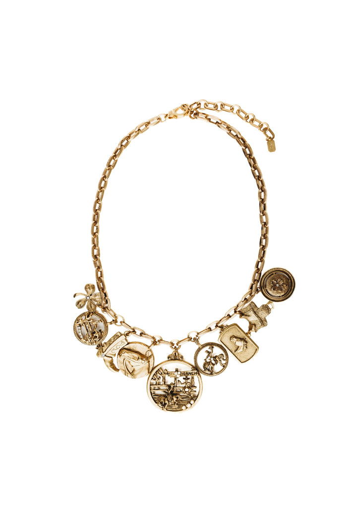Elizabeth Cole Florence Necklace Gold