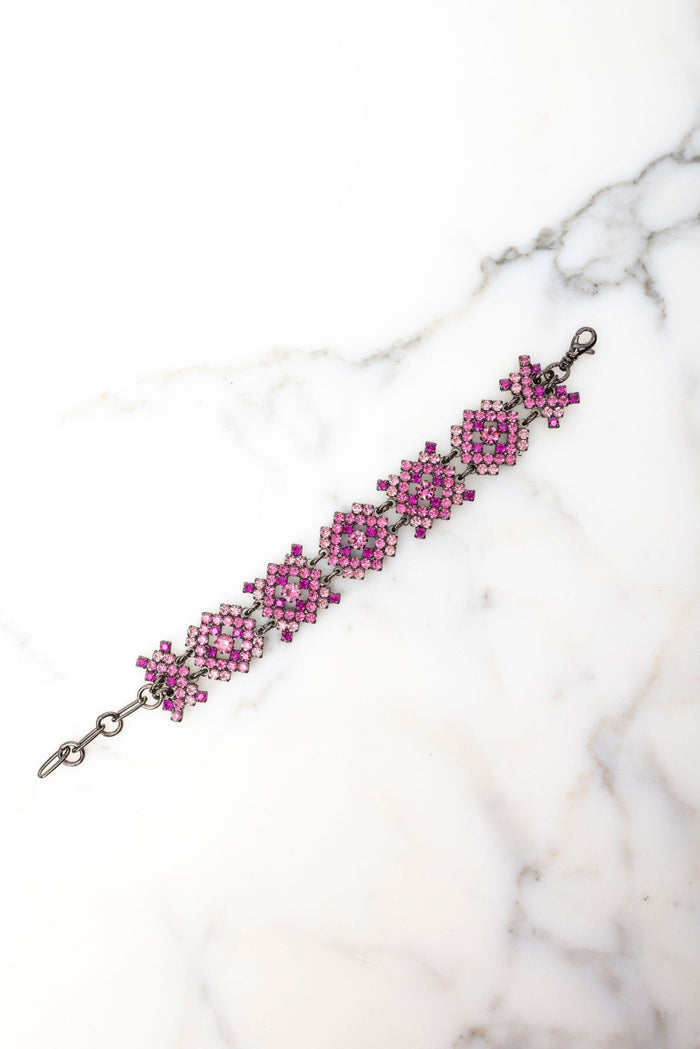 Elizabeth Cole Floriana Bracelet Crystal