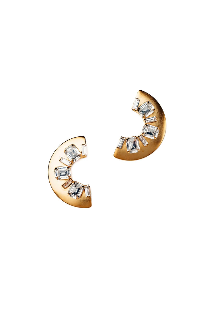 Elizabeth Cole Ginna Earrings Crystal